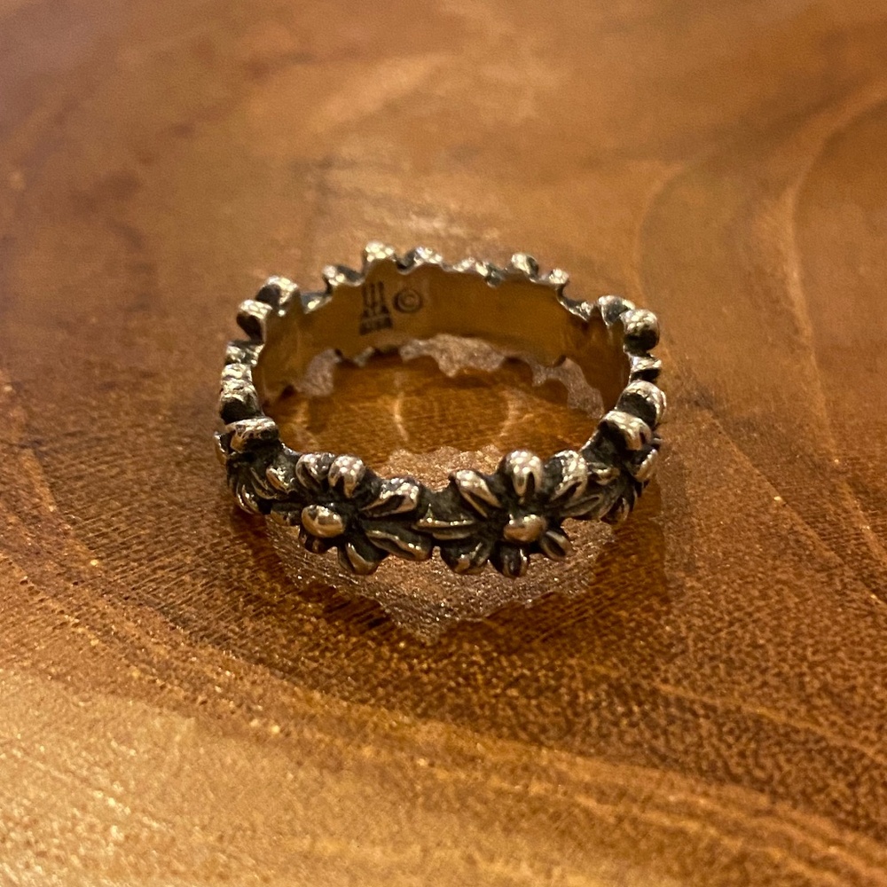 James Avery Margarita Daisy Ring, Size 6.5, Sterling Silver